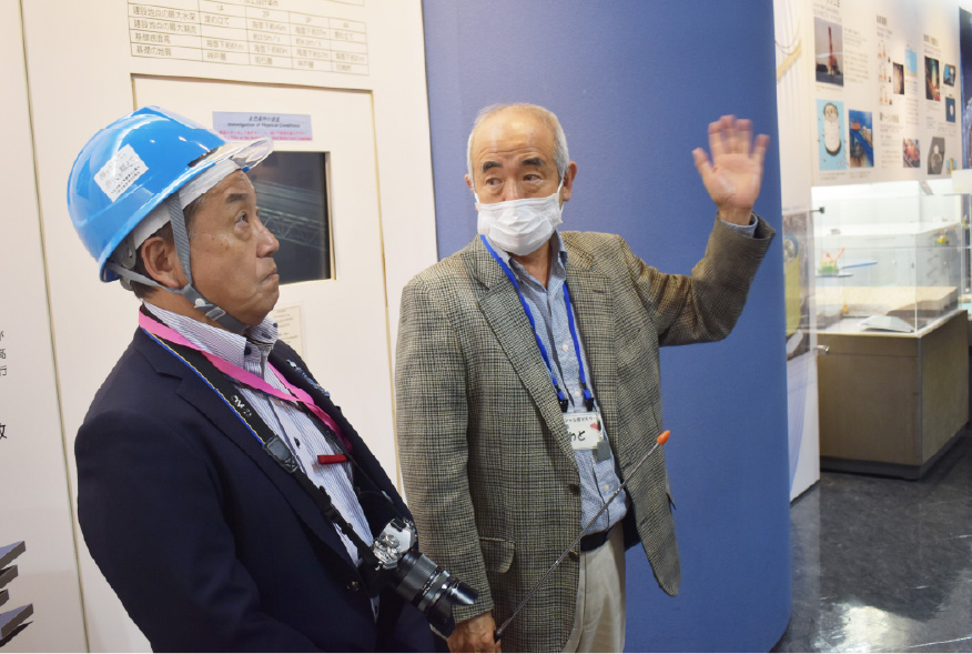 橋の科学館・館内